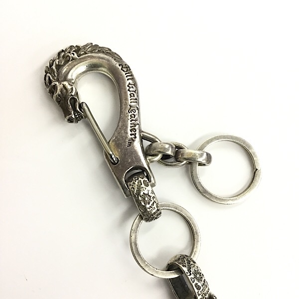 1点物/カスタム】BWL/ビルウォールレザー グットラックスカルヘッドw