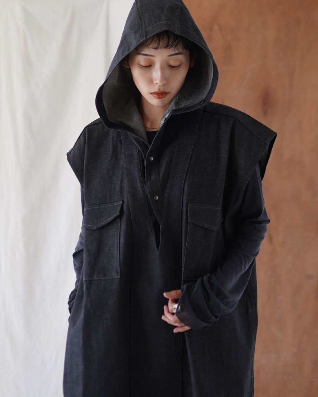 JUN MIKAMI ジュンミカミ デニム N/SH レディース ノースリーブ プル