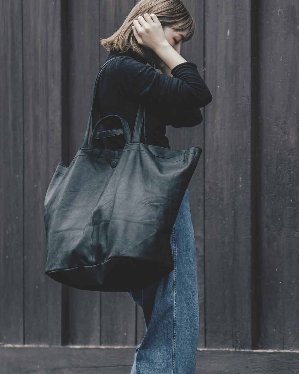 Morphee モルフェ DOUBLE TOTE（XXL Size) BLACK XXL-BLK-101 【送料