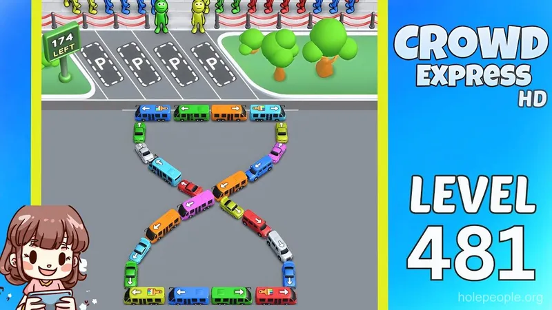Crowd Express Level 485 - Walkthrough & Solution & Game