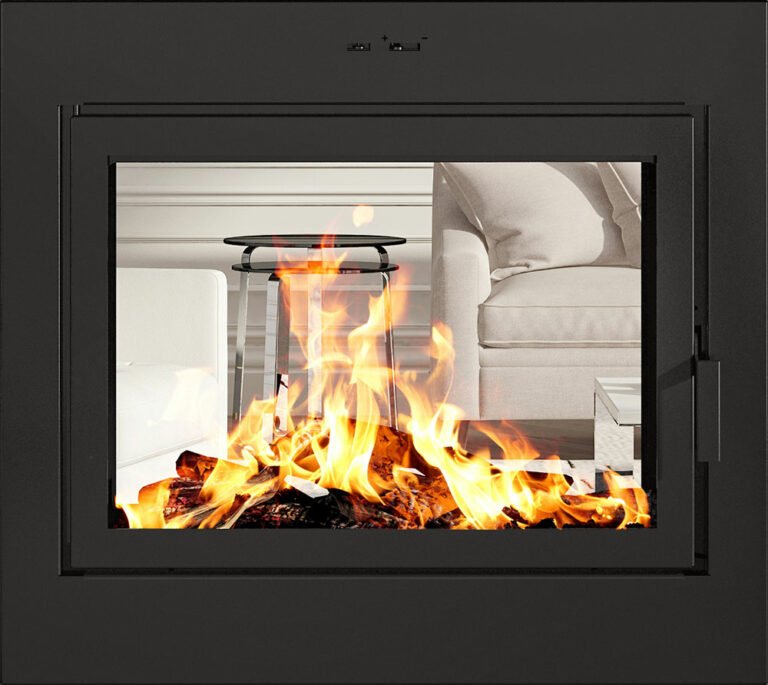 Elegance 42 See-Thru Wood Fireplace by Supreme | Crown Cabinets