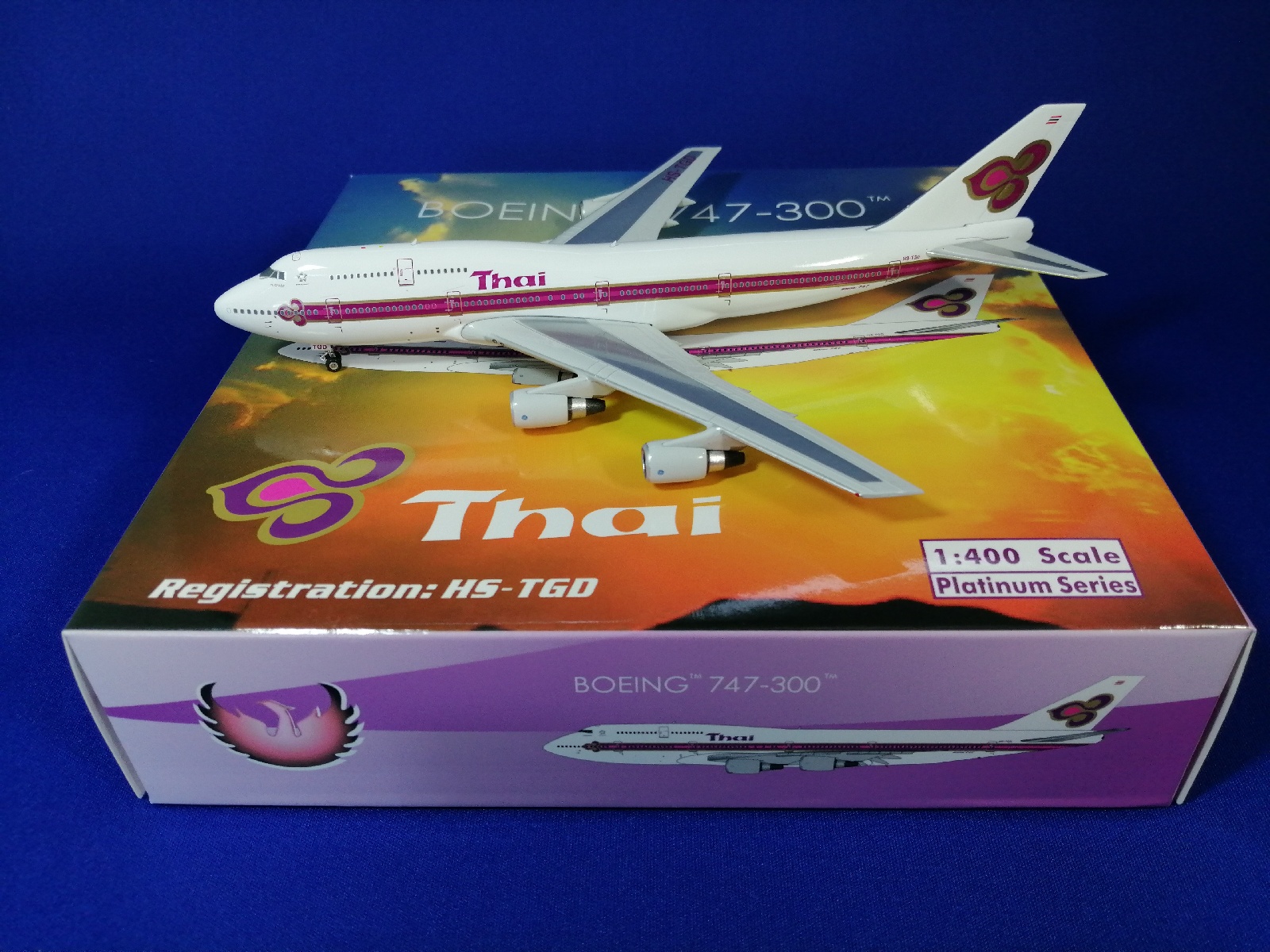 11650 Phoenix Thai / タイ国際航空 B747-300 HS-TGD 1:400 完売しま