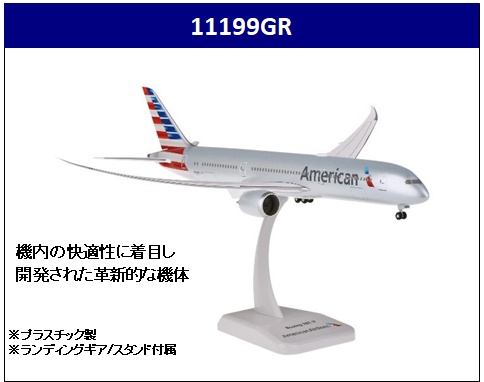 11199GR Hogan American / アメリカン航空 B787-9 N820AL 1:200 完売
