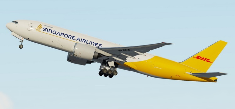 04474 Phoenix DHL Singapore / DHL シンガポール航空 B777-200LRF 9V