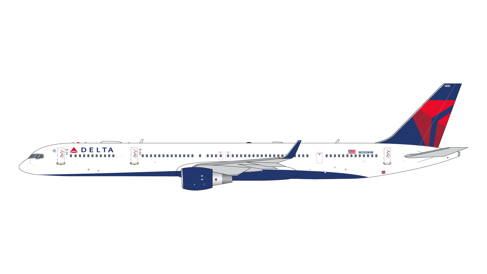 GJDAL2098 GEMINI JETS Delta Air Lines / デルタ航空 B757-300W
