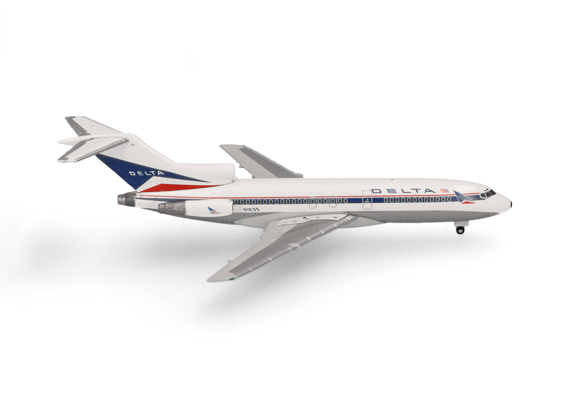537278 Herpa Delta Air Lines / デルタ航空 B727-100 N1635 1:500 お