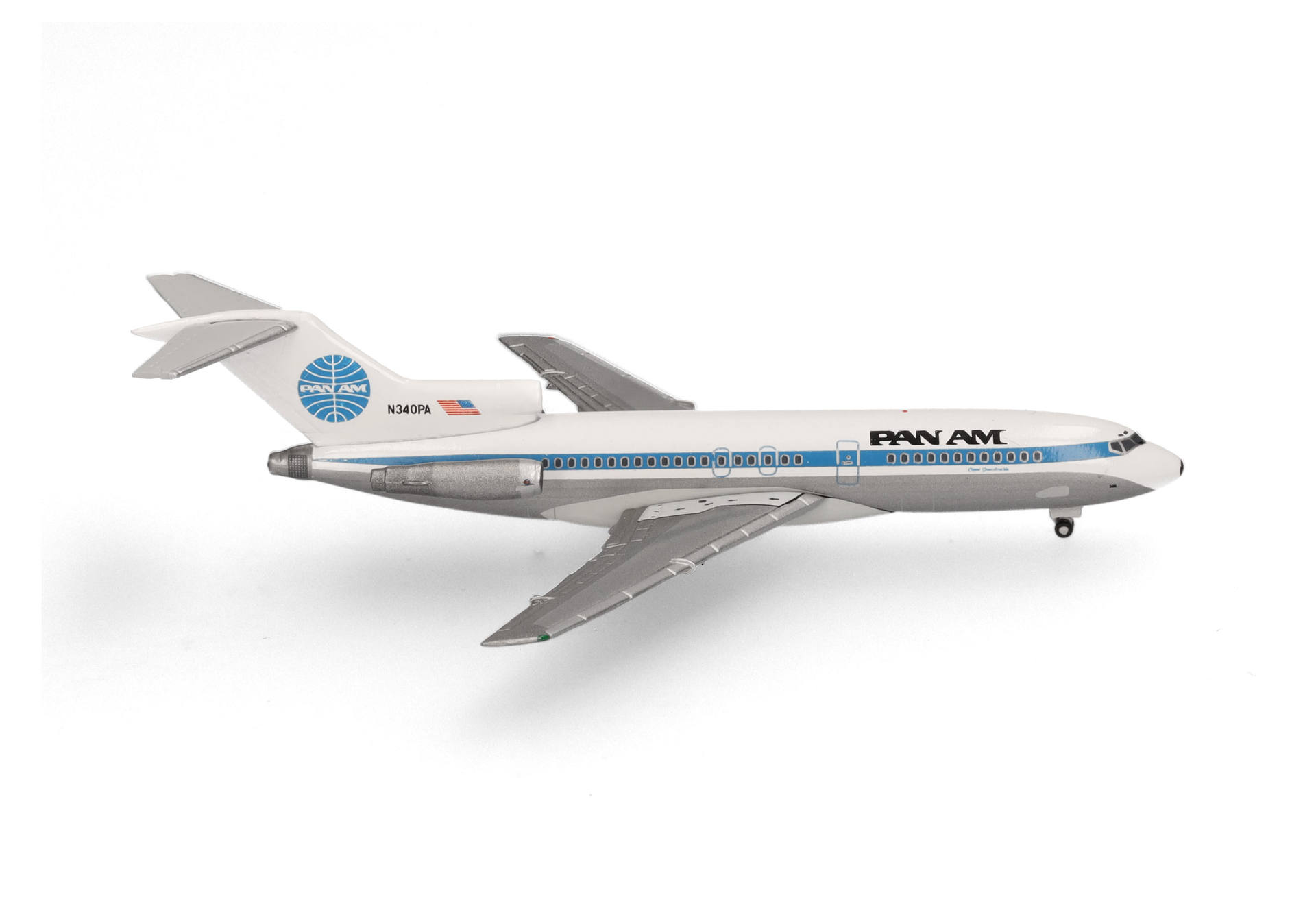 537285 Herpa Pan American Airways / パンアメリカン航空 B727-100