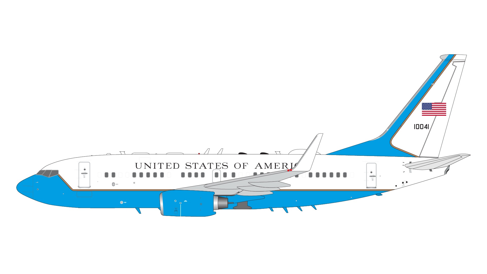 G2AFO1279 GEMINI 200 U.S. Air Force / アメリカ空軍 C-40B (B737-700