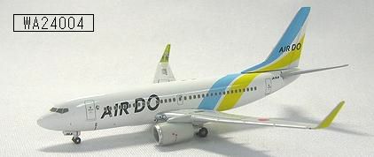 WA24004 WORLD AIRCRAFT AIRDO / エア・ドゥ B737-700 JA11AN 1:400
