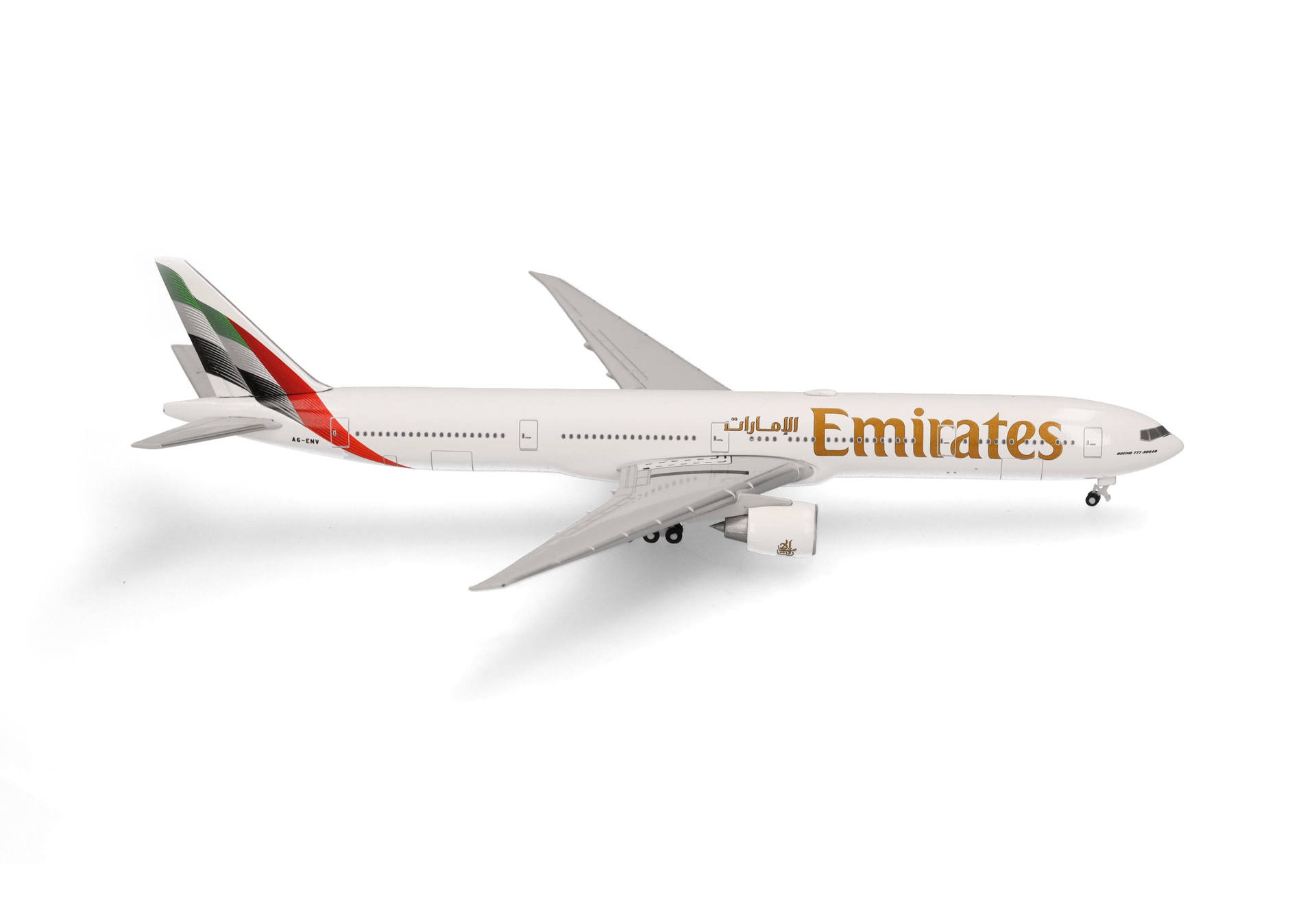 537674 Herpa Emirates / エミレーツ航空 B777-300ER A6-ENV New 2023