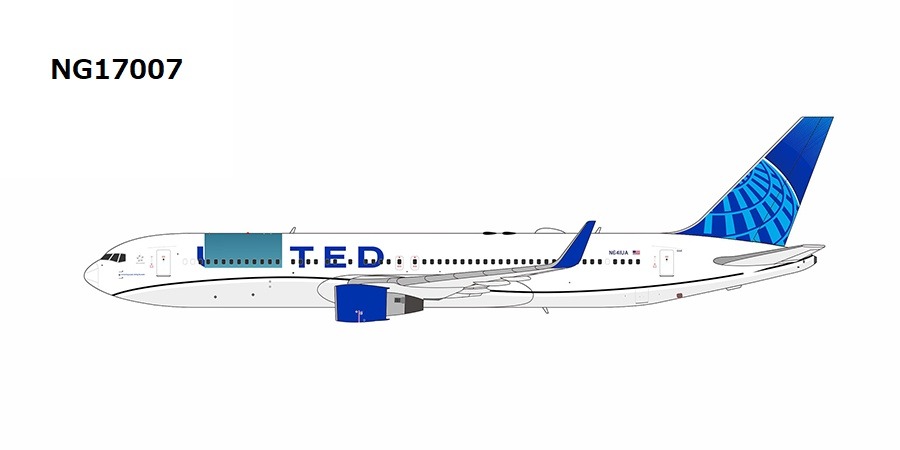 NG17007 NG MODELS United Airlines / ユナイテッド航空 Blue