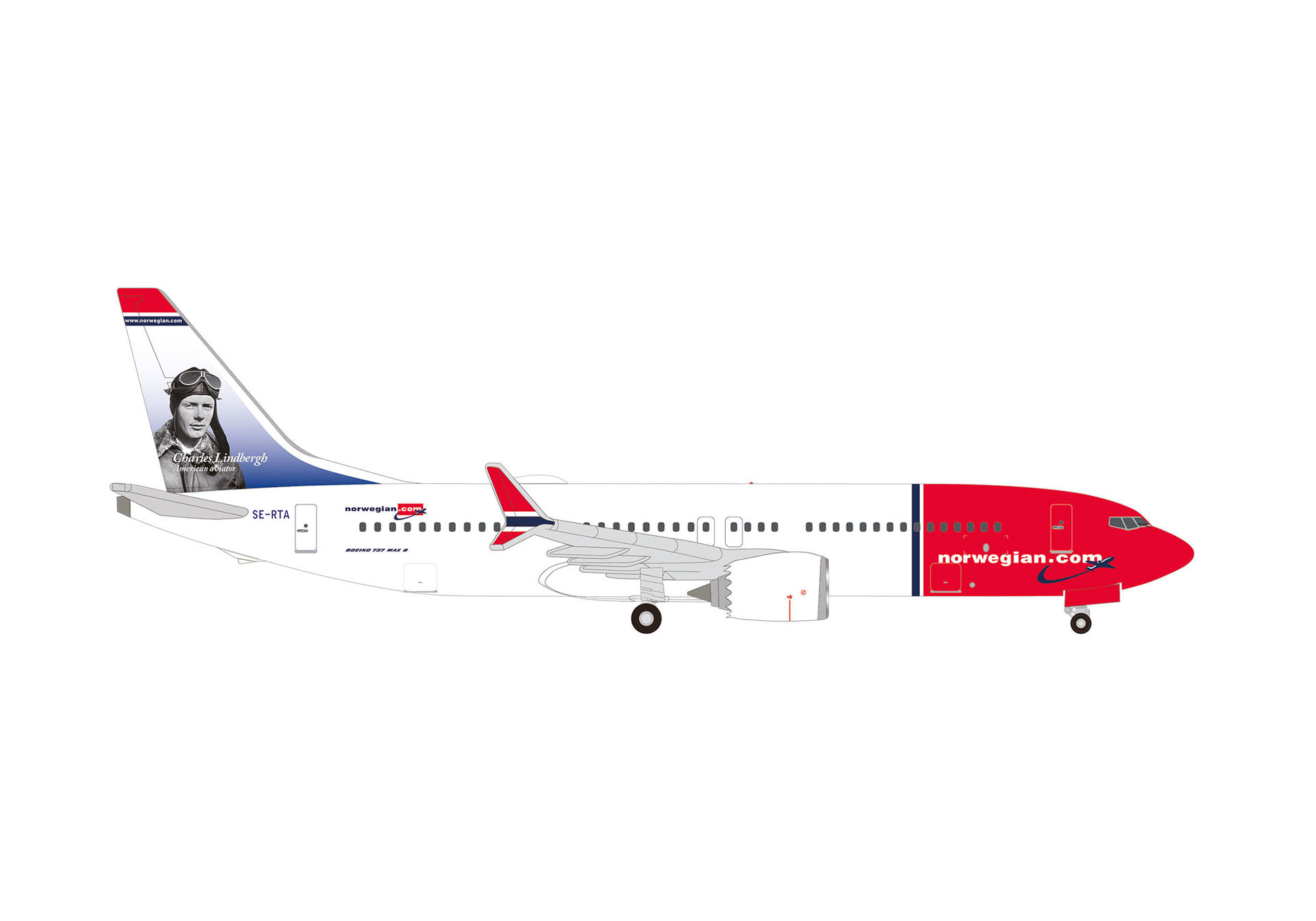 535229-001 Herpa NORWEGIAN / ノルウェージャン・エアシャトル B737