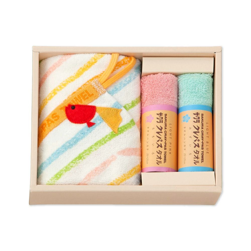 タオルセット クレパスタオル 3枚セット | サクラクレパス OFFICIAL SHOP