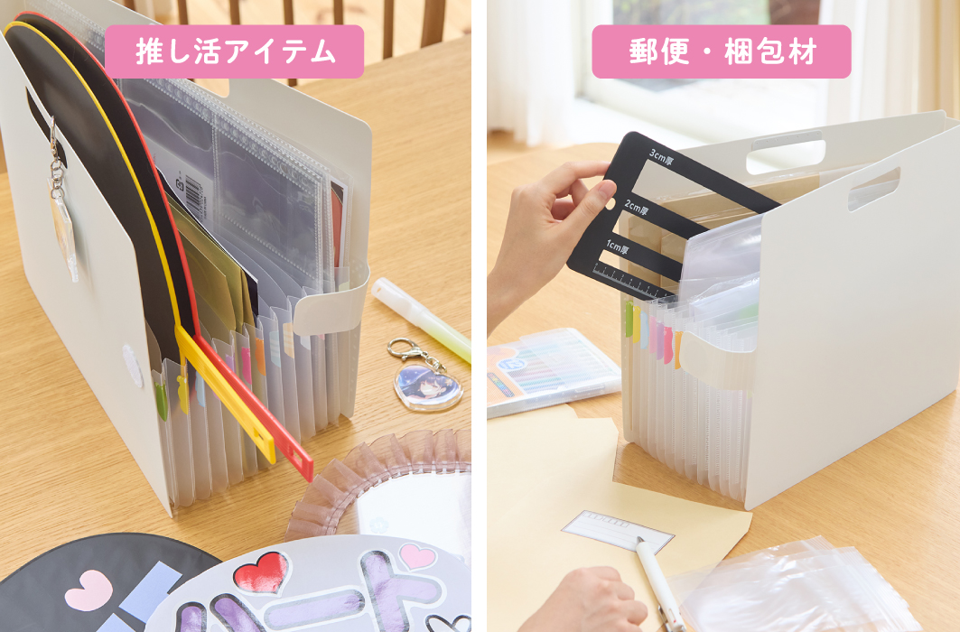 収納用品 こまごまファイルA4サイズ パステルブルー | サクラ