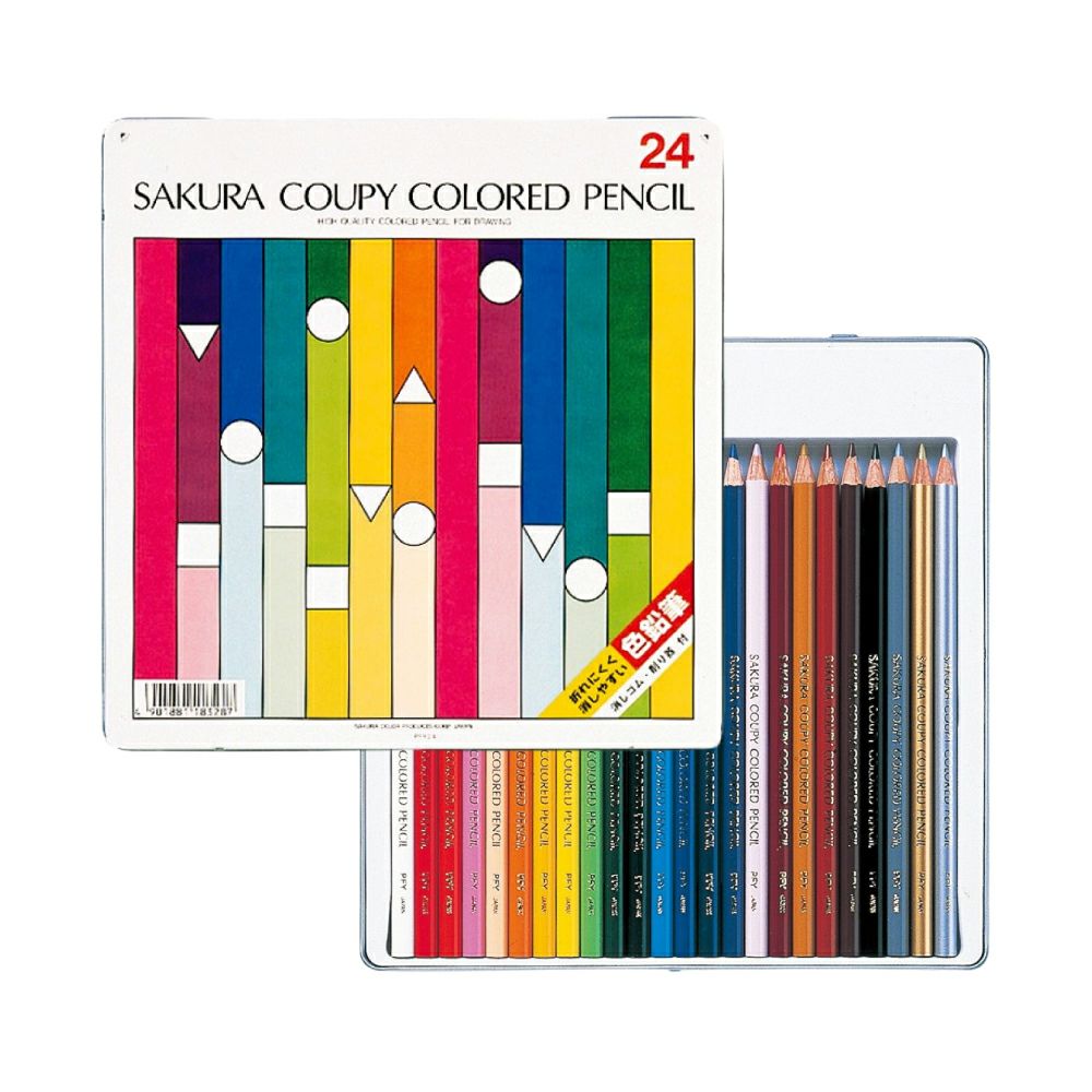 クーピーペンシル30色（缶入） | サクラクレパス OFFICIAL SHOP