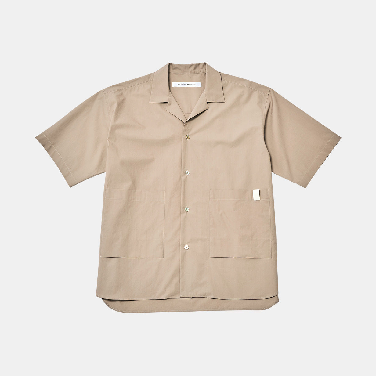 オーガニックコットン製オープンカラーシャツ | CRAFSTO（クラフスト）