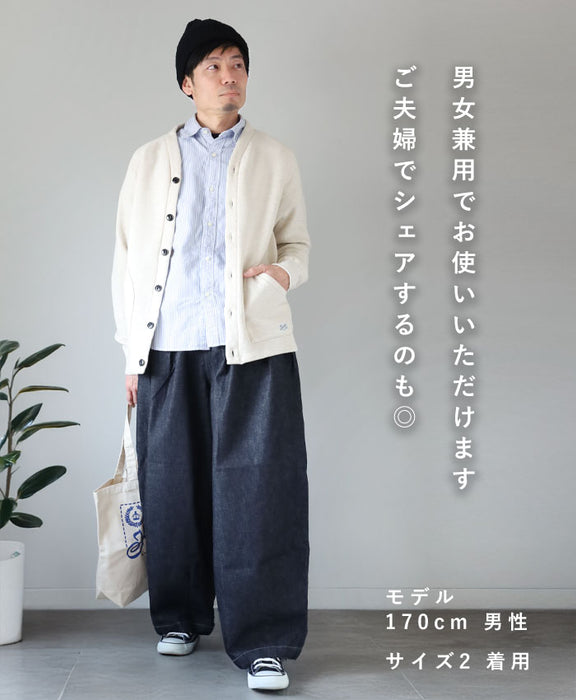 3 sizes] HARVESTY Denim Circus Pants, One Wash [A11801] Okayama