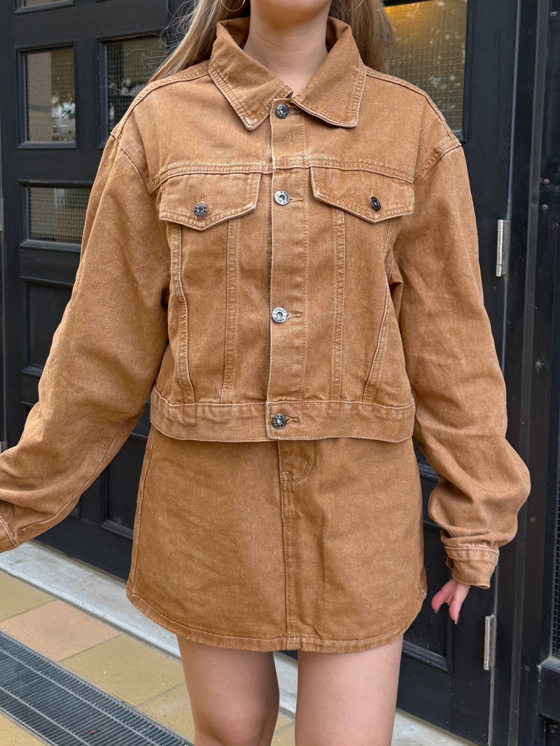 ブラウンデニムセットアップ DPB73478 – CRAMMY