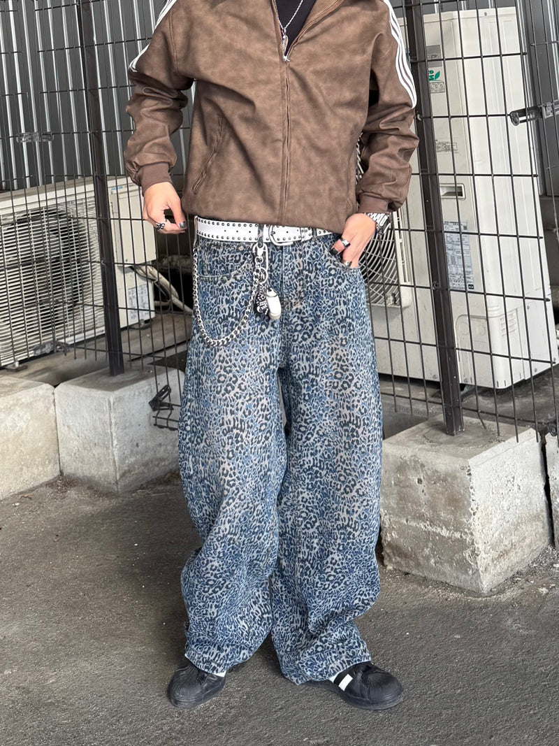 ブルーレオパードデニムパンツ DPB90077 – CRAMMY
