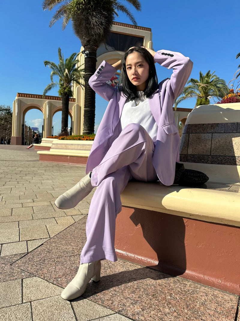 パープルジャケットセットアップ DPB47185 – CRAMMY