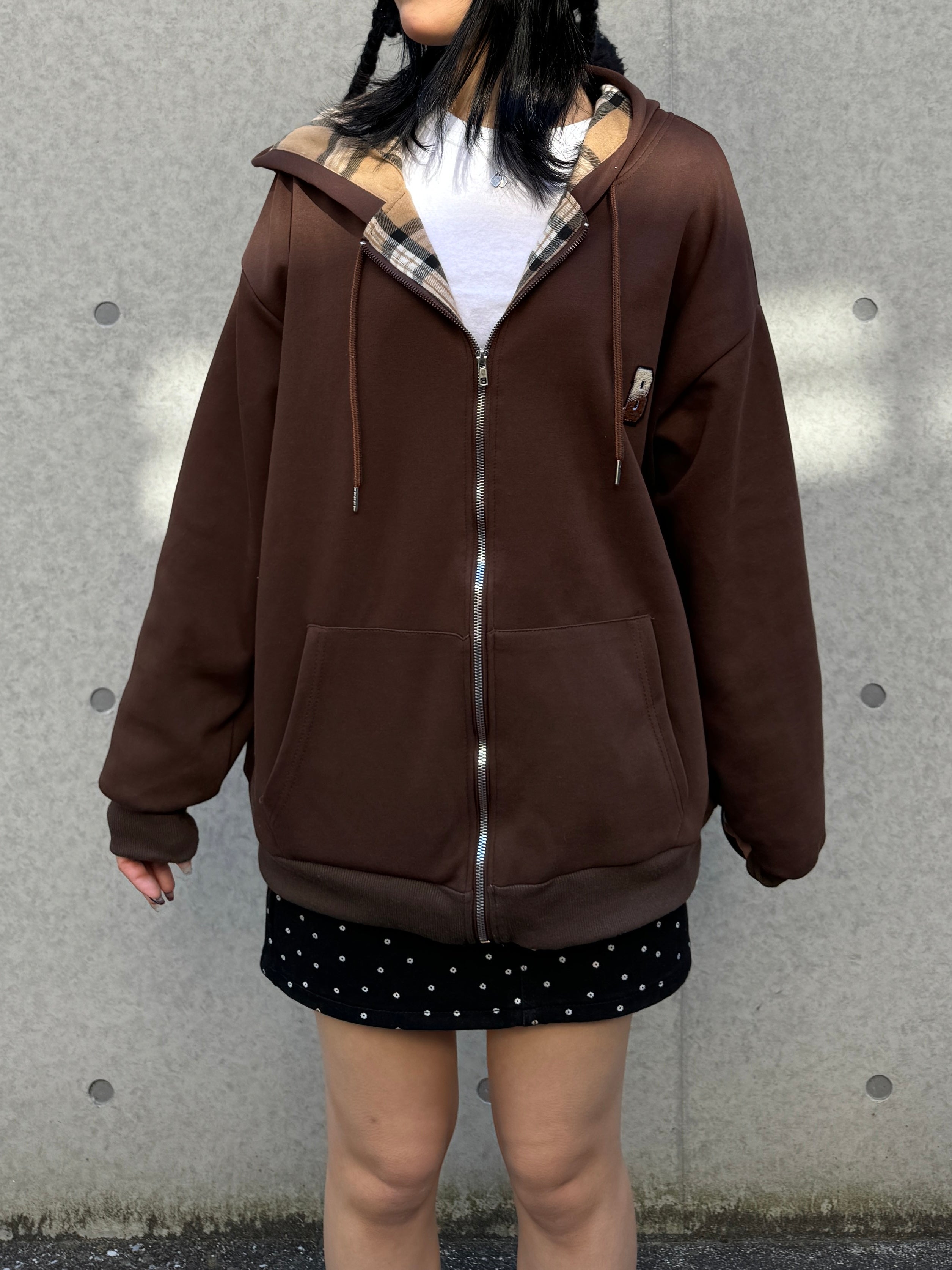 ブラウンジップアップパーカー DPB63168 – CRAMMY