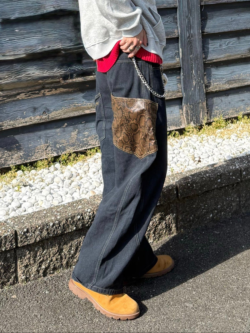 ポケットレオパードデニムパンツ DPB90059 – CRAMMY