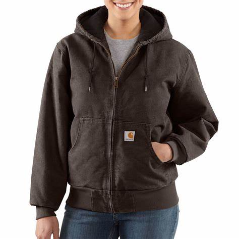 Carhartt Women's Loose Fit Washed Duck Insulated Active Jac J130-W