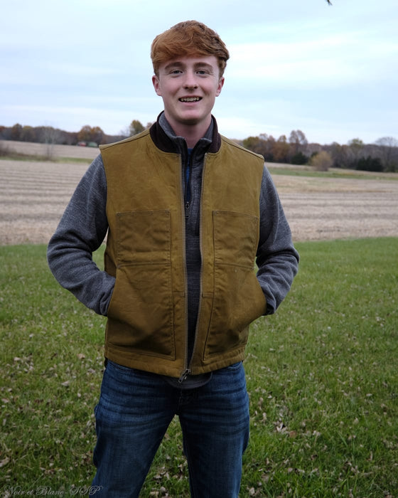 Filson Tin Cloth Insulated Work Vest | Crane's Country Store