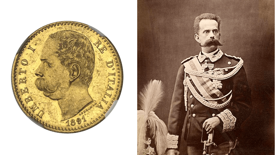 イタリアの希少金貨「ウンベルト1世 50リレ金貨」の歴史と魅力を解説