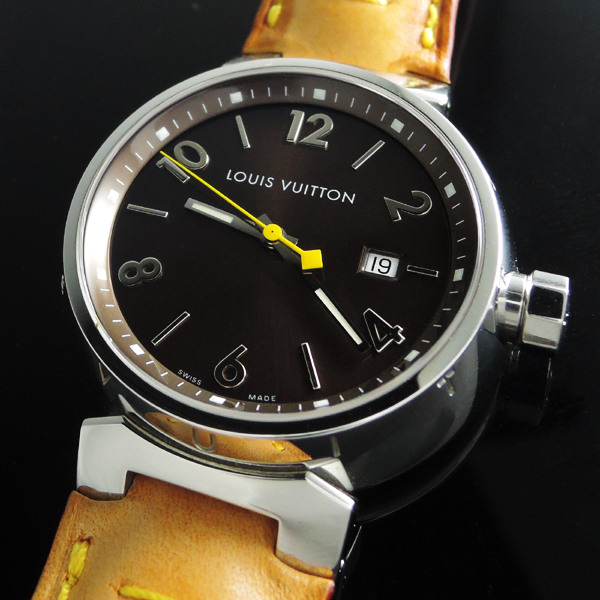 タンブール Q1111 メンズ QZ 革ベルト | クレアフェルヴェール（CREA