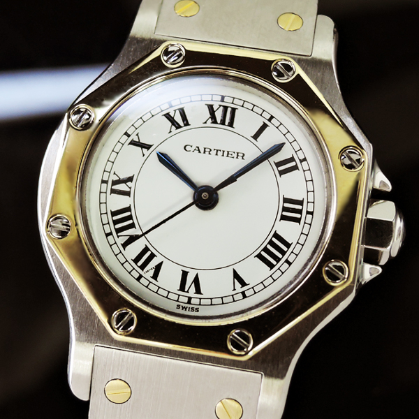 カルティエ Cartier サントスオクタゴンSM 自動巻 レディース 時計