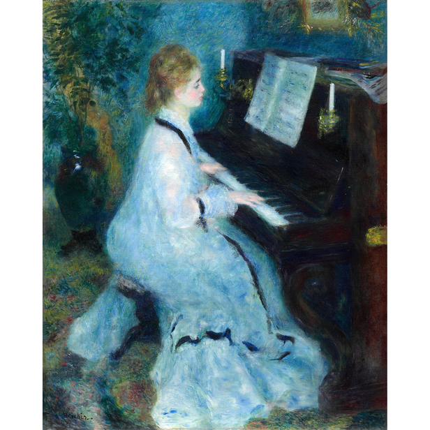 Woman at the Piano - ルノワール - 西洋画 - 名画 - Canon Creative Park