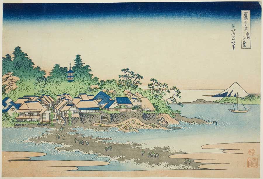 富嶽三十六景(葛飾北斎)の全46作品を簡単に印刷