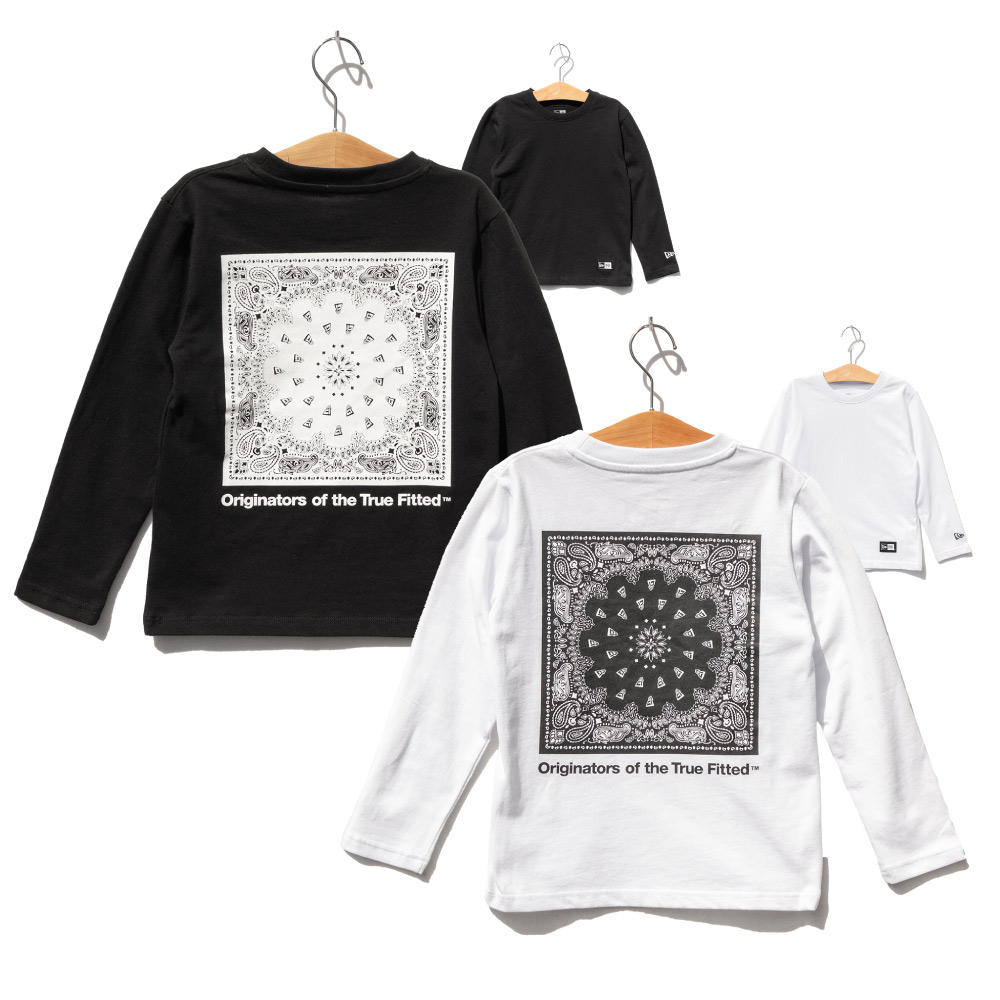 フラッグロゴを配置したオリジナルのバンダナ柄を採用したコレクション。