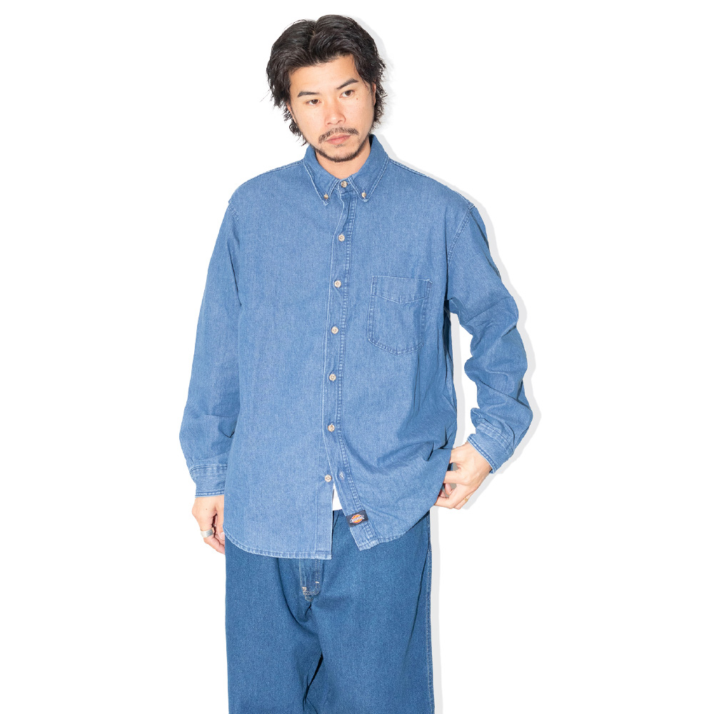 Dickiesの定番デニムシャツ! US規格!