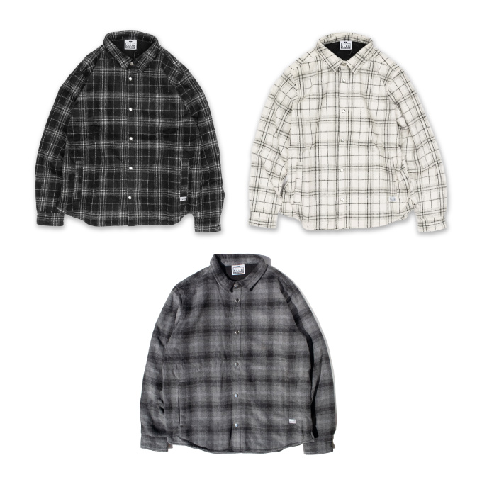 肌ざわり抜群!! チカーノスタイルにもハマる フランネル生地 シャツ