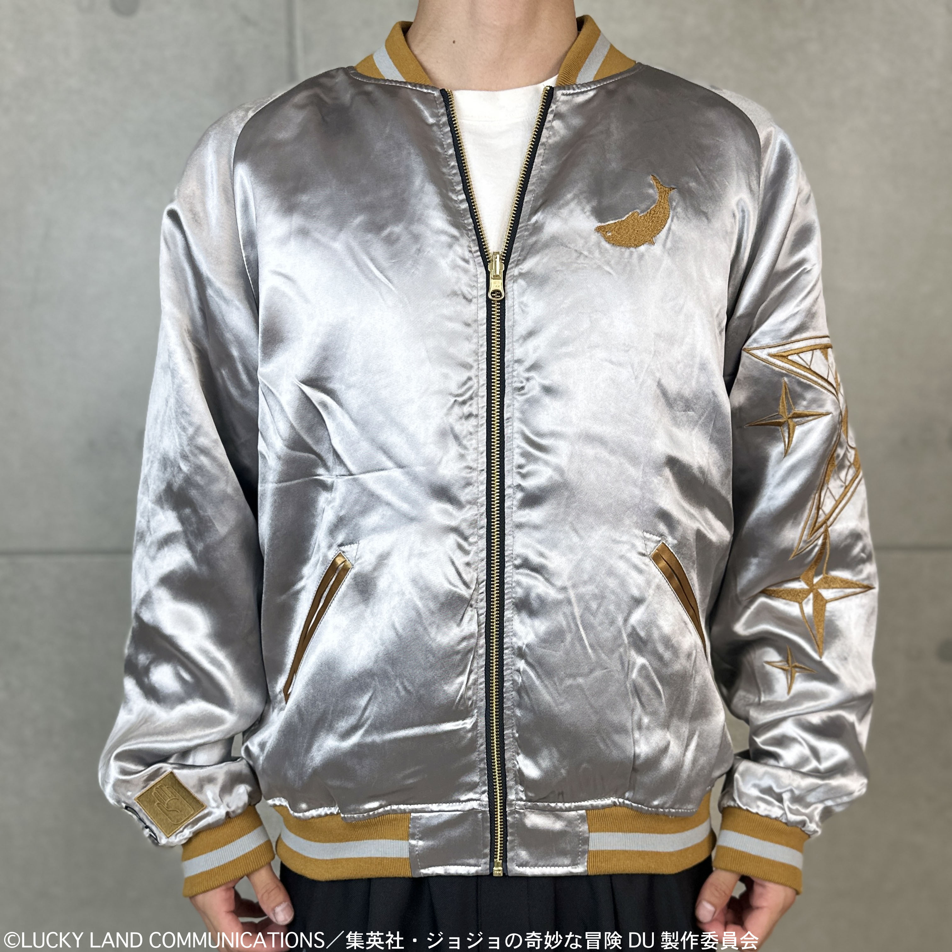 株式会社ク・ラッチ / JOJO×絡繰魂 空条承太郎リバーシブルスカジャン