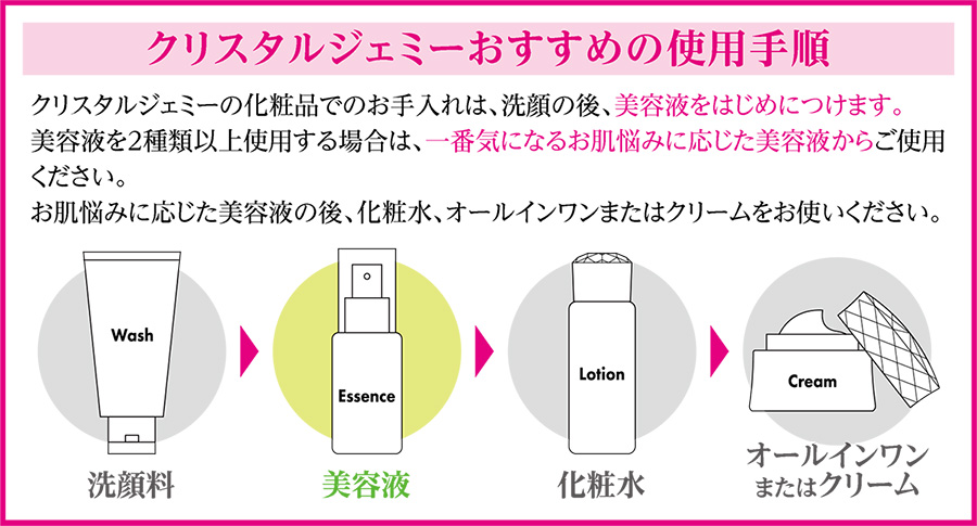 ホワイトニングエッセンスVCW | クリスタルジェミー 中島香里の美白化粧品