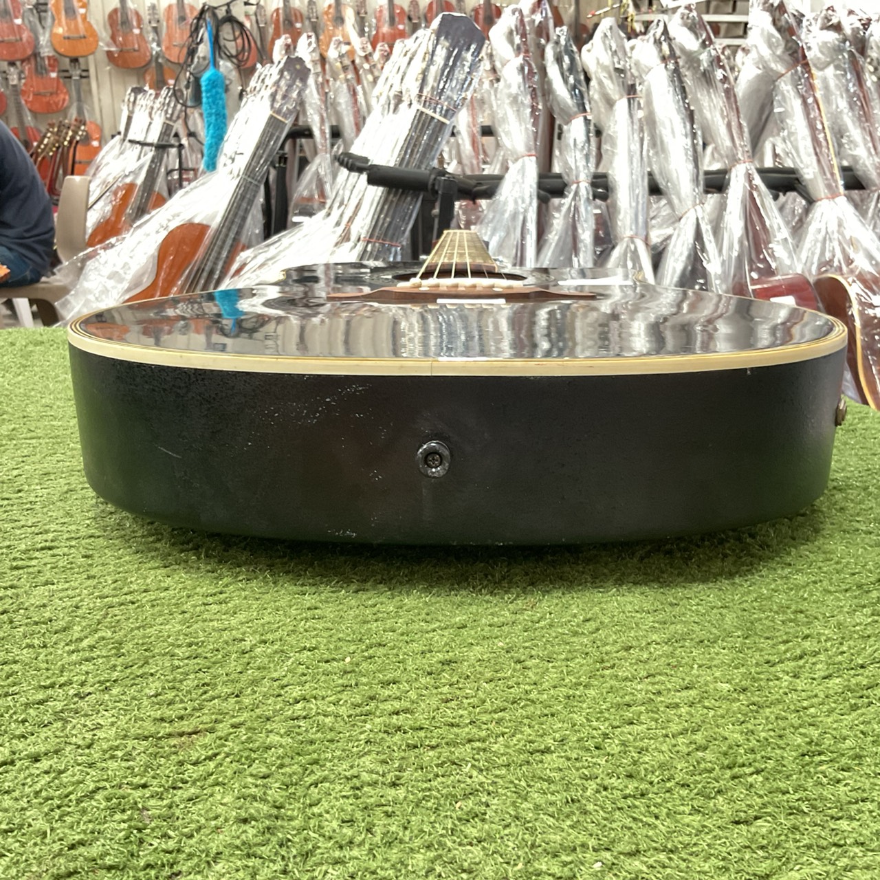 กีต้าร์โปร่งไฟฟ้า ARIA : AMB-35 BKS - ร้านเครื่องดนตรีมือสอง