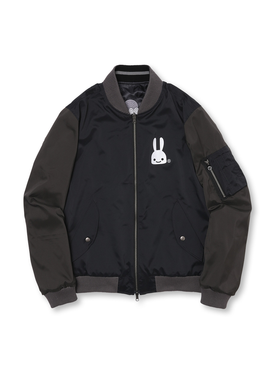 上向きとらちゃんのリバーシブルスカジャン｜ウサギがいる｜CUNE