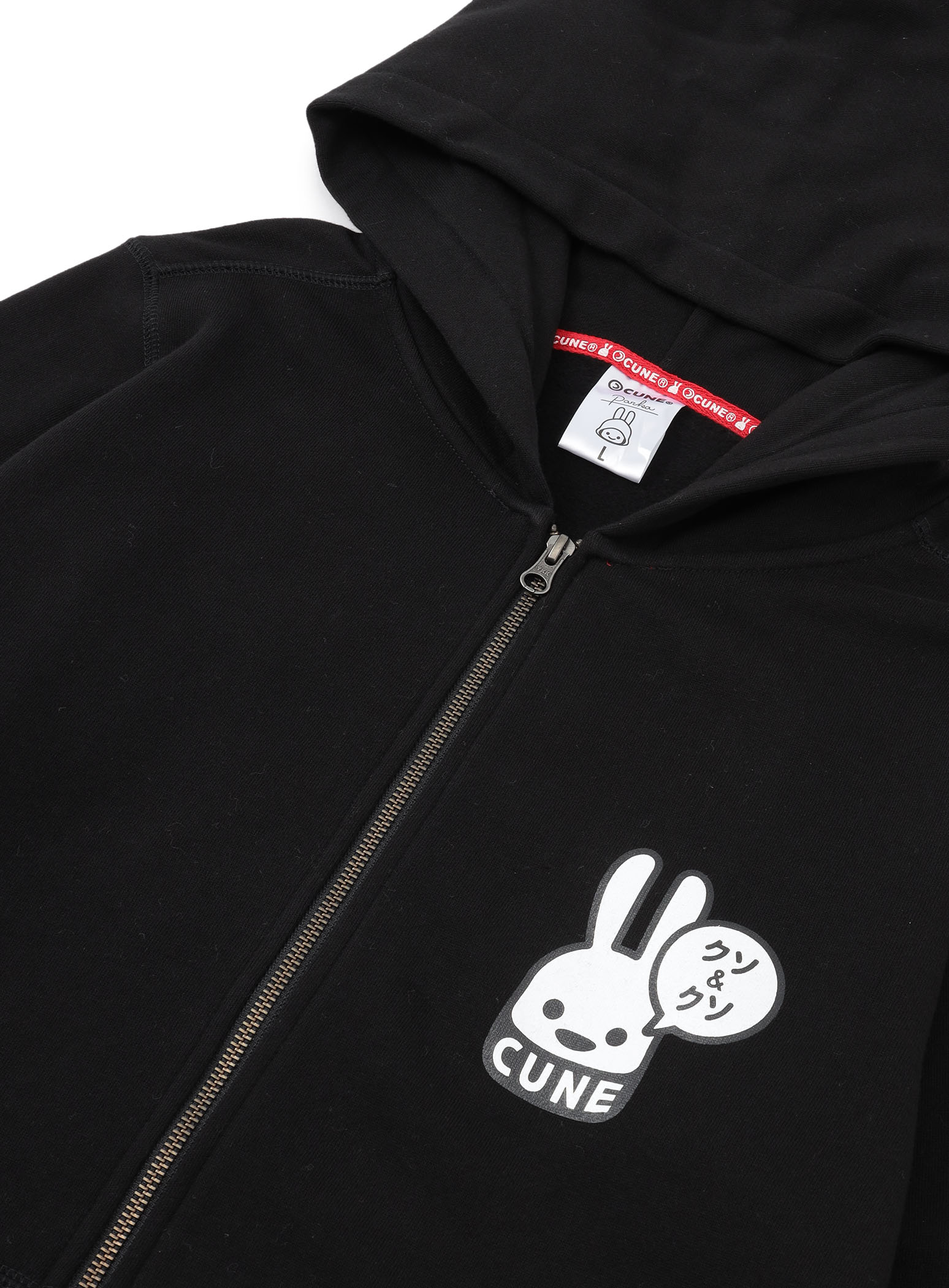 CUNE ZIP PARKA クソ&クソ｜ウサギがいる｜CUNE ONLINE STORE
