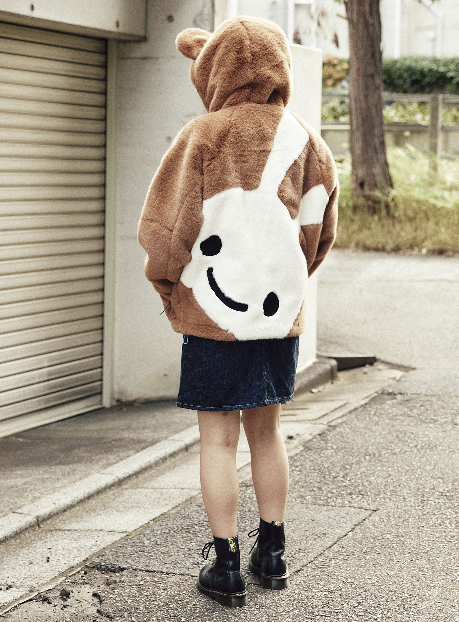 耳付きファーブルゾン｜ウサギがいる｜CUNE ONLINE STORE