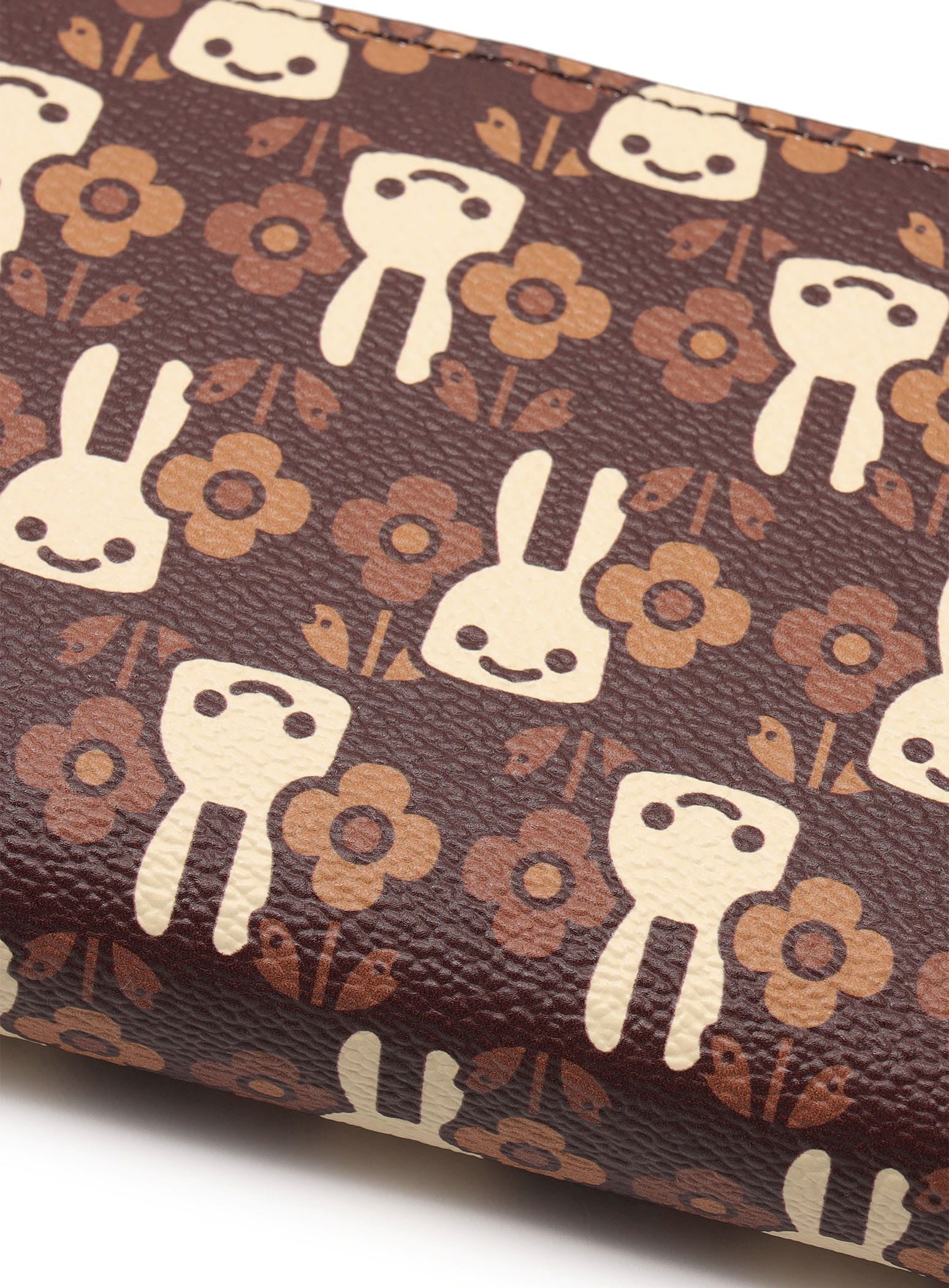 花グラムロングウォレット｜ウサギがいる｜CUNE ONLINE STORE