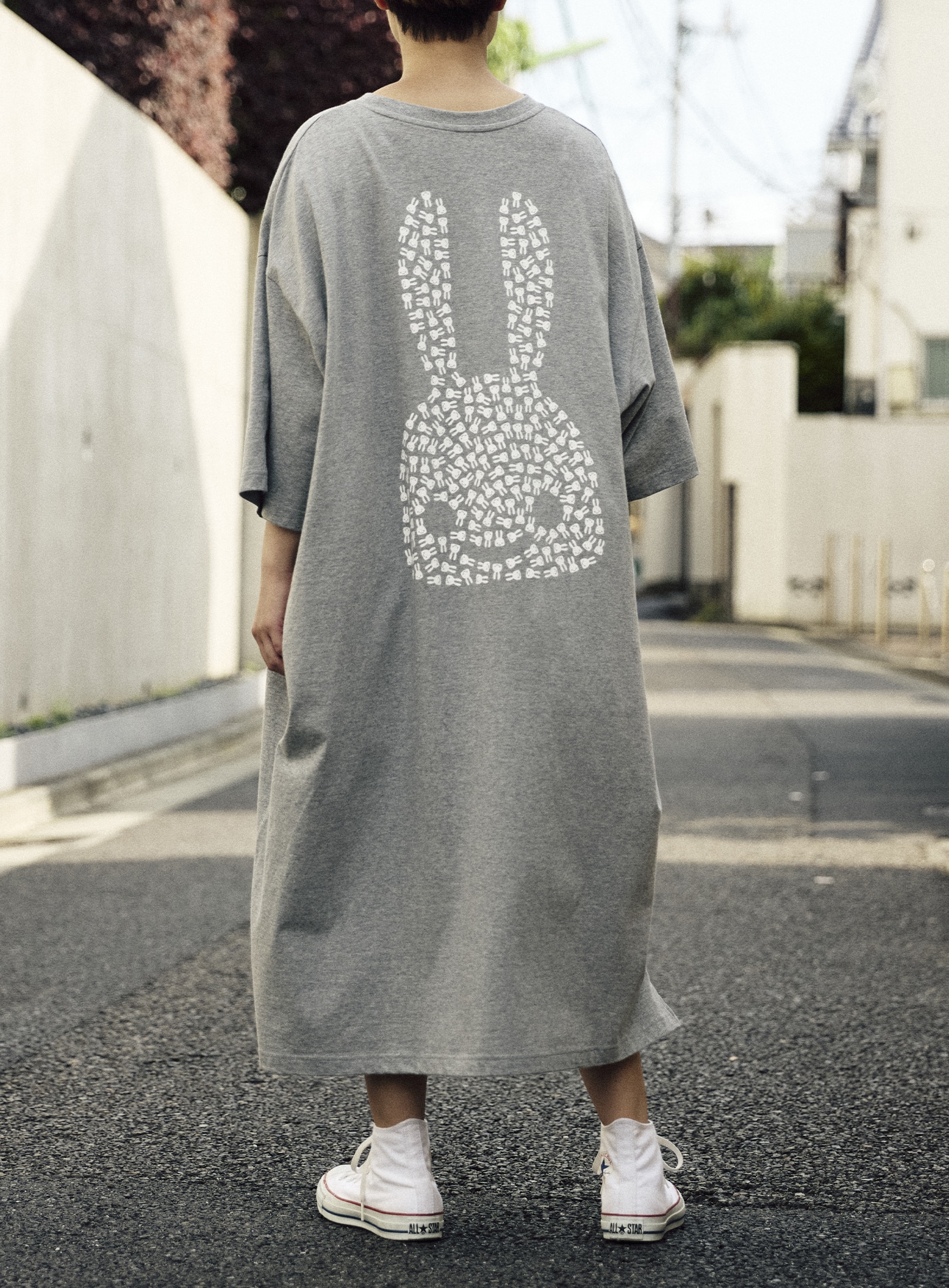 天竺ワイドワンピース｜ウサギがいる｜CUNE ONLINE STORE