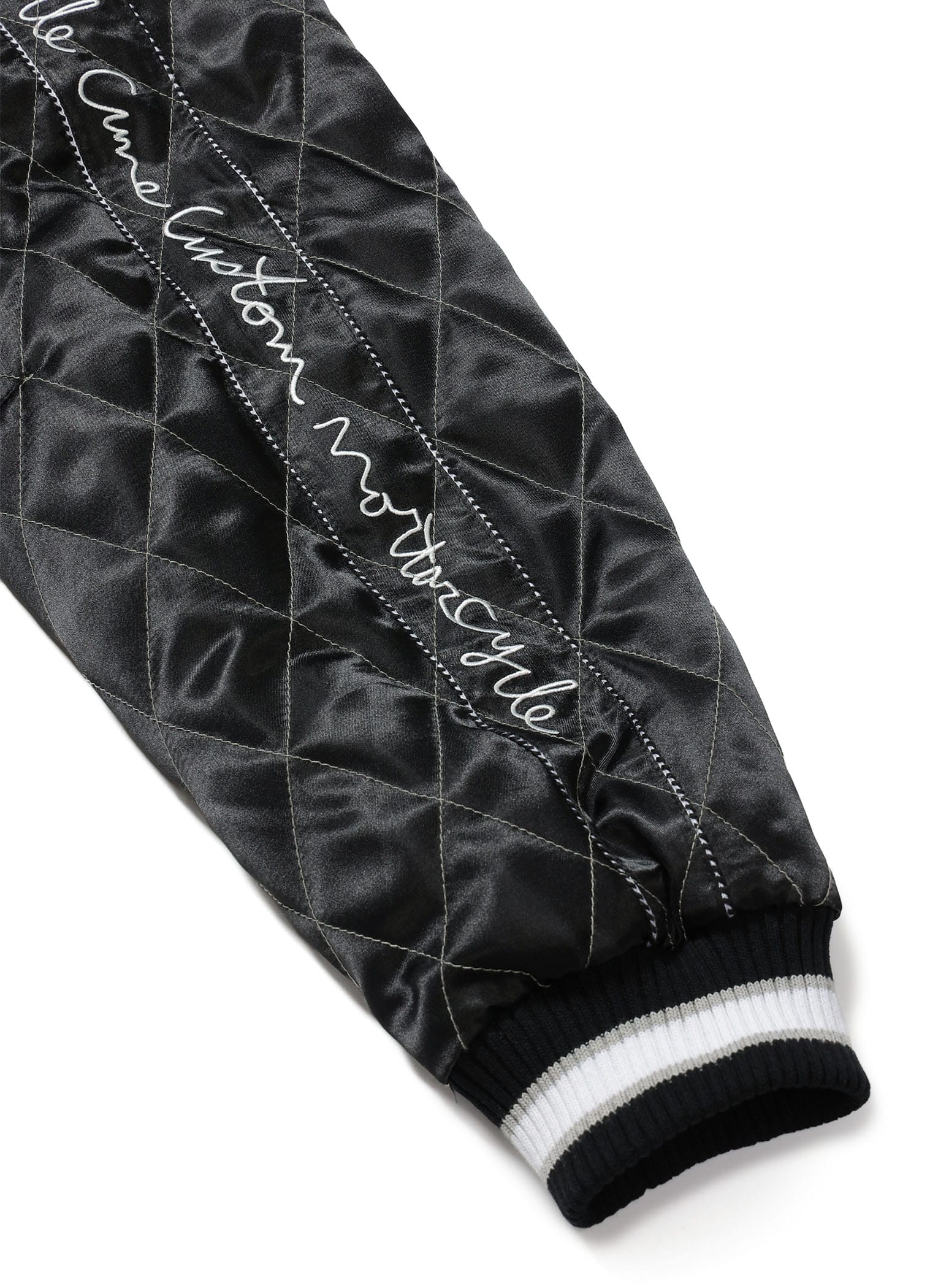 バイク＆シガレッツ リバーシブルスカジャン｜ウサギがいる｜CUNE