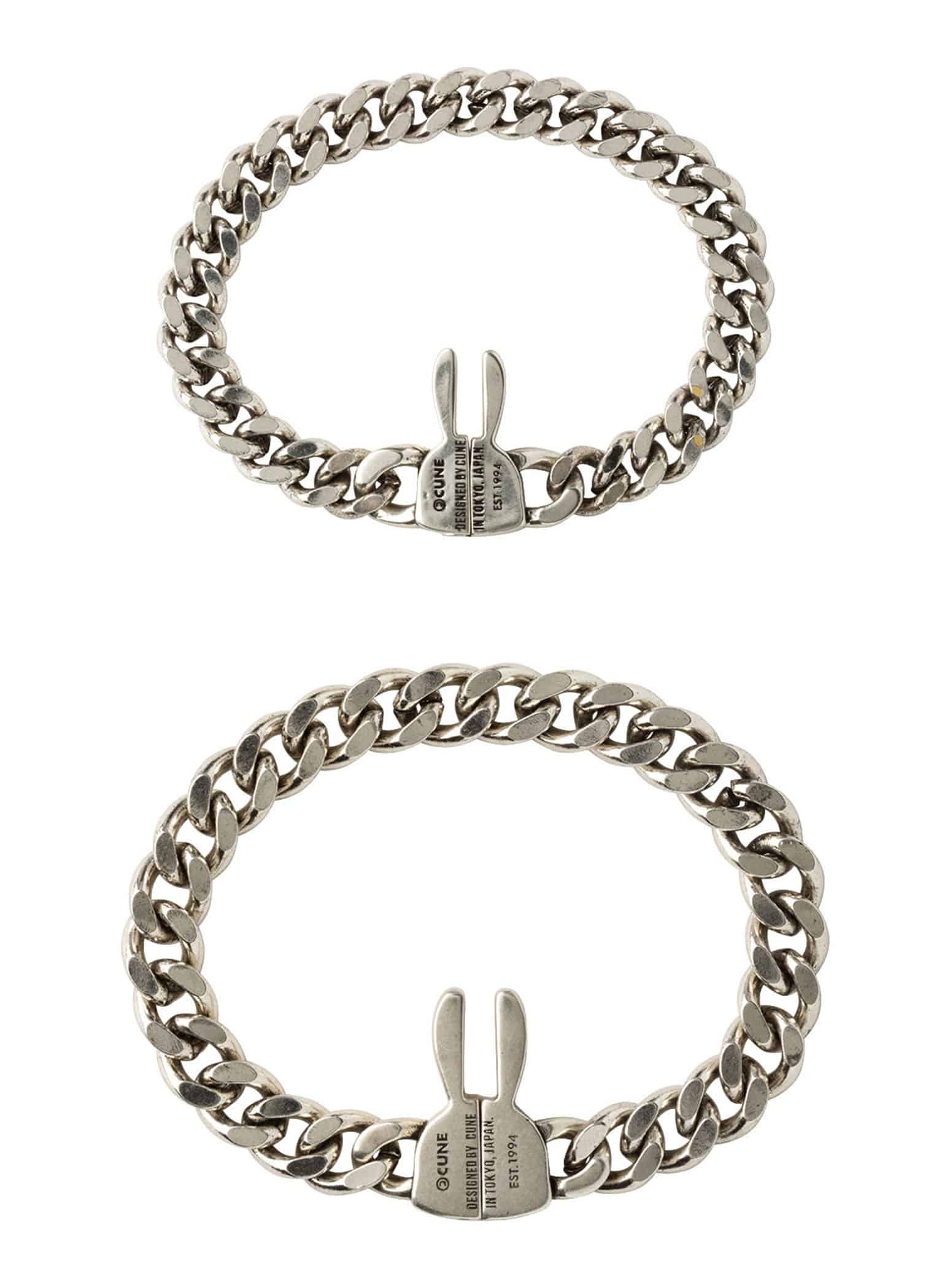 ウサギクラスプチェーンブレスレット｜ウサギがいる｜CUNE ONLINE STORE