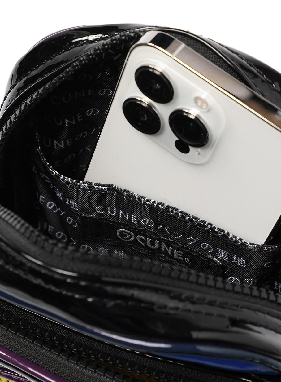 エナメルショルダーバッグ S｜ウサギがいる｜CUNE ONLINE STORE