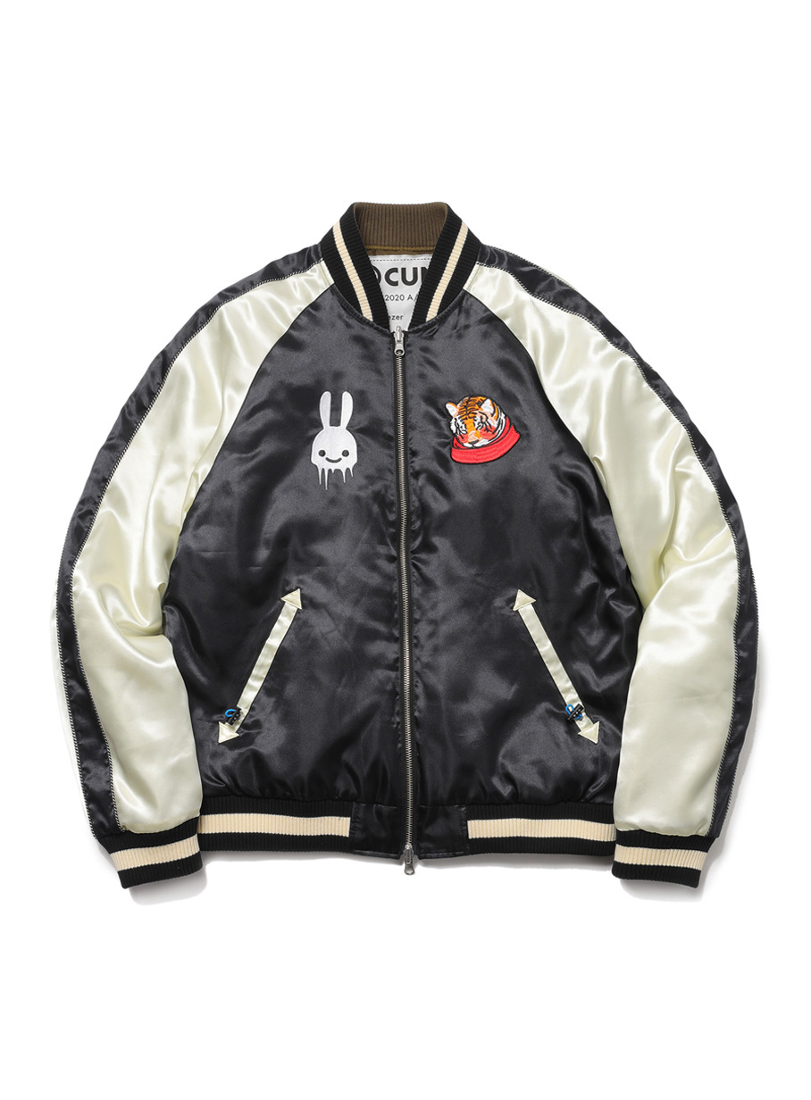 虎のリバーシブルスカジャン｜ウサギがいる｜CUNE ONLINE STORE