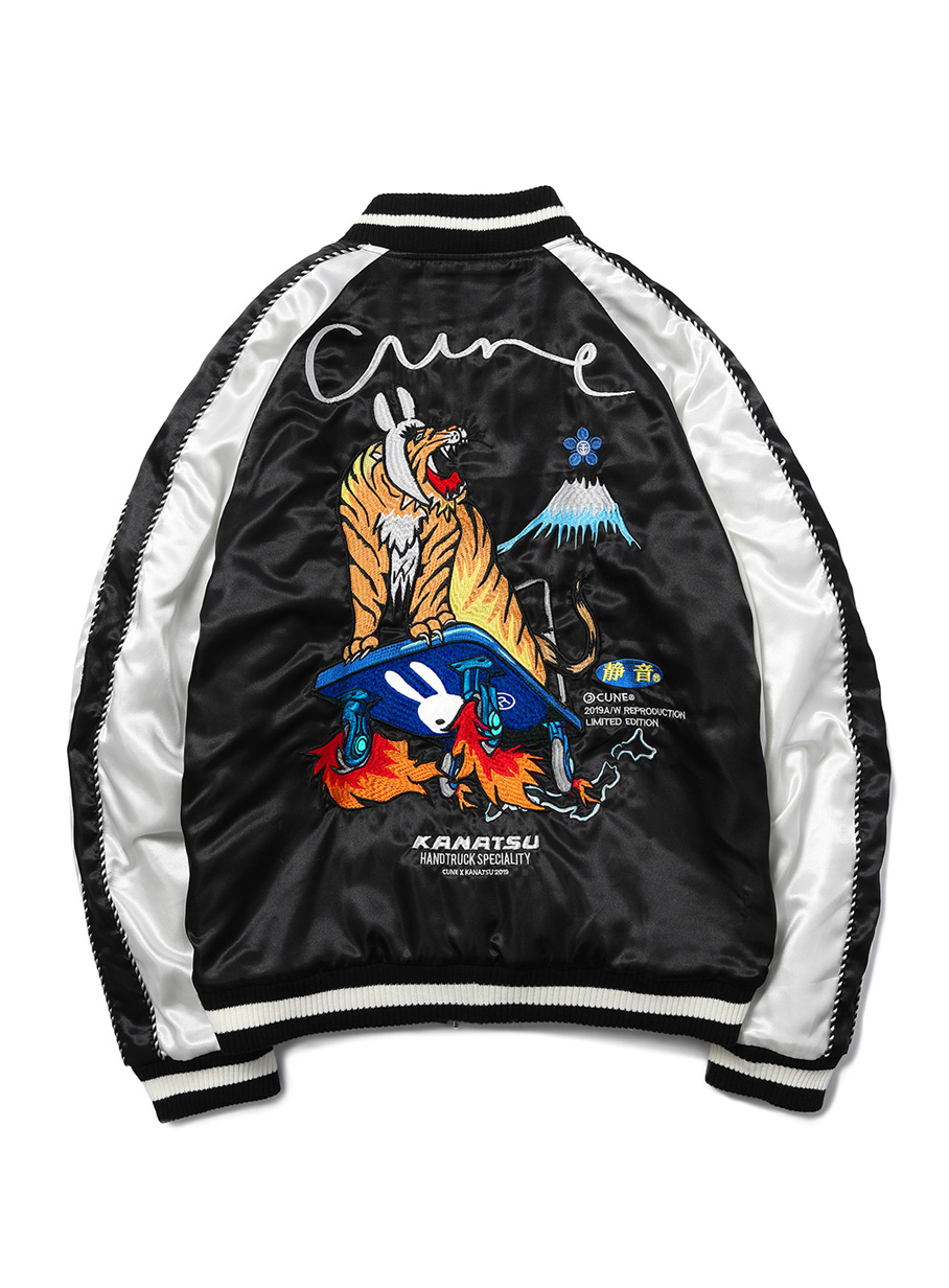 台車スカジャン 2｜ウサギがいる｜CUNE ONLINE STORE