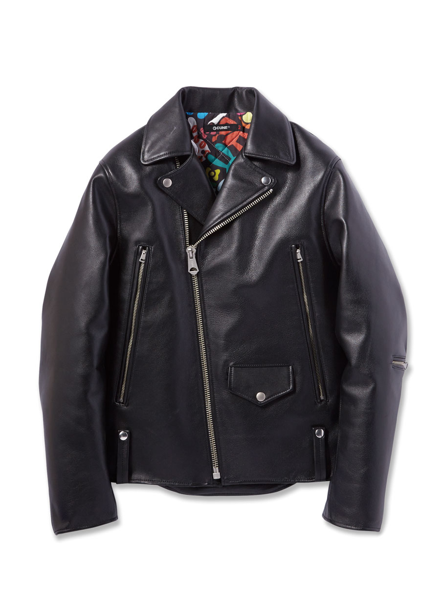 レザーライダースジャケット｜ウサギがいる｜CUNE ONLINE STORE